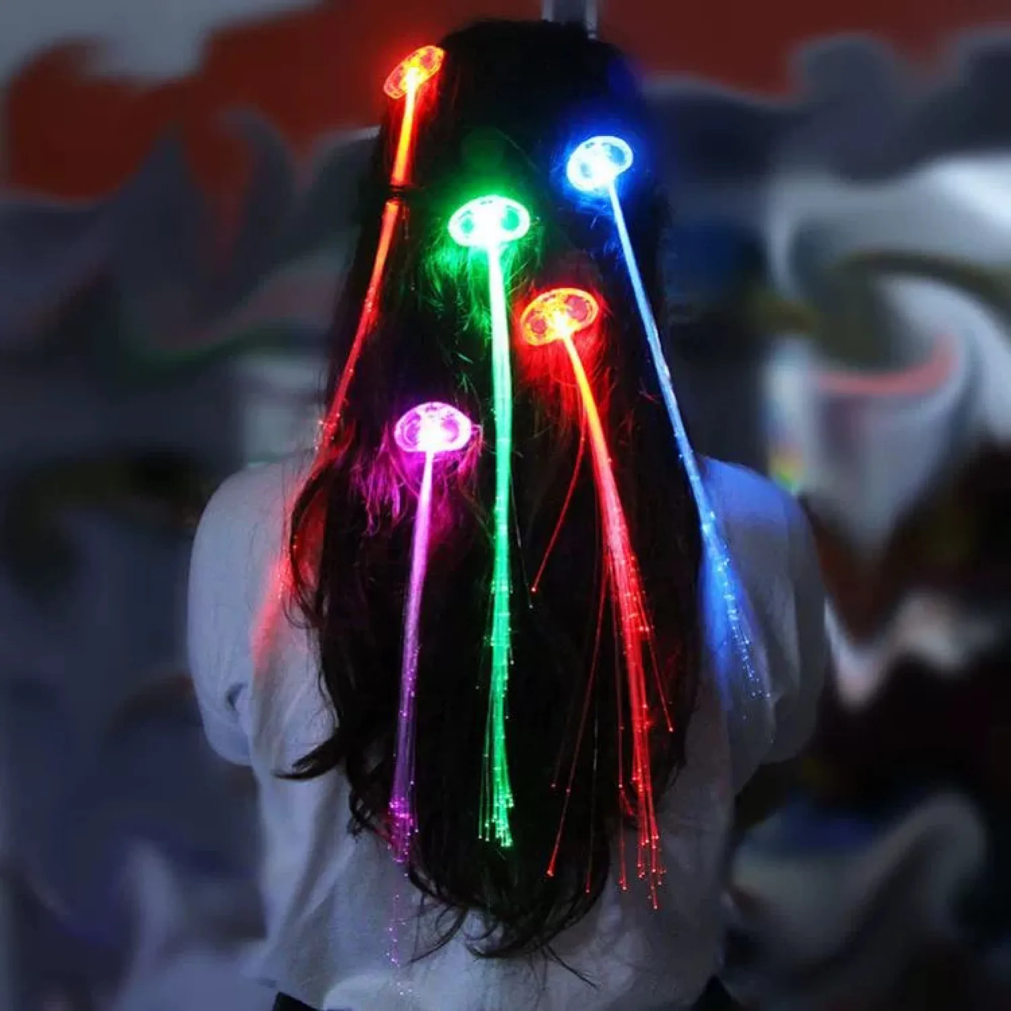 Luminous Braid Hair Clip Set thumbnail 2