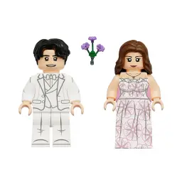 Wedding-Themed Building Block Minifigures and Accessories thumbnail 4