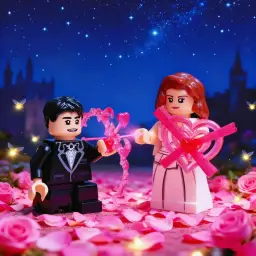 Wedding-Themed Building Block Minifigures and Accessories thumbnail 3