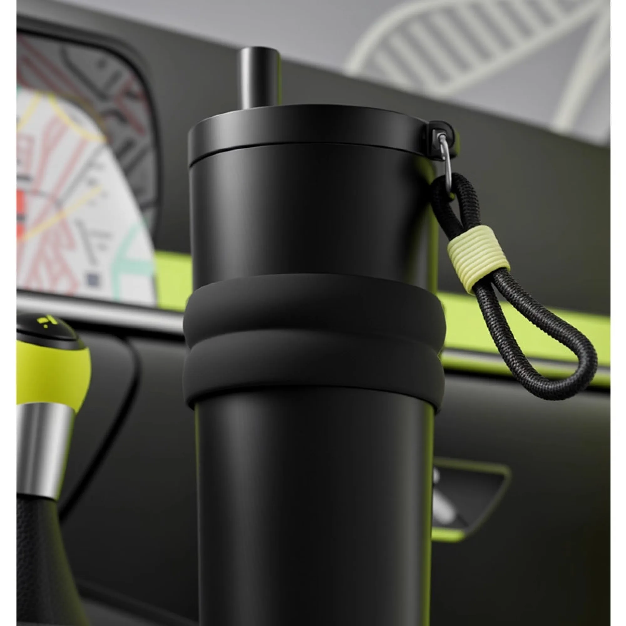 Straw Insulated Cup with 600ml Capacity and SUS316 Stainless Steel thumbnail 4