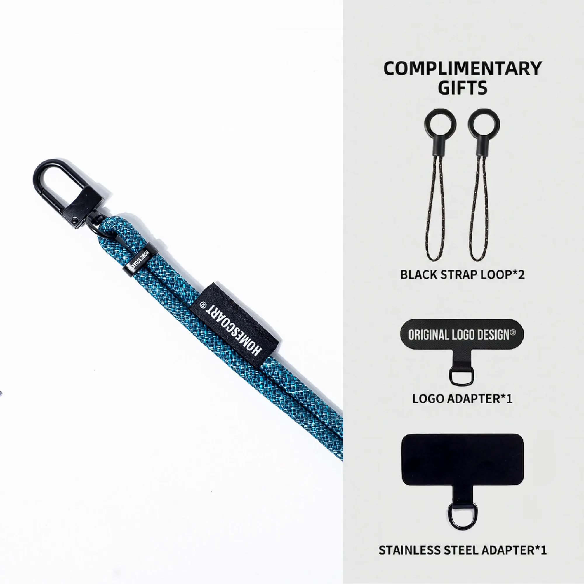 Adjustable Phone Lanyard with 7mm Braided Rope thumbnail 11