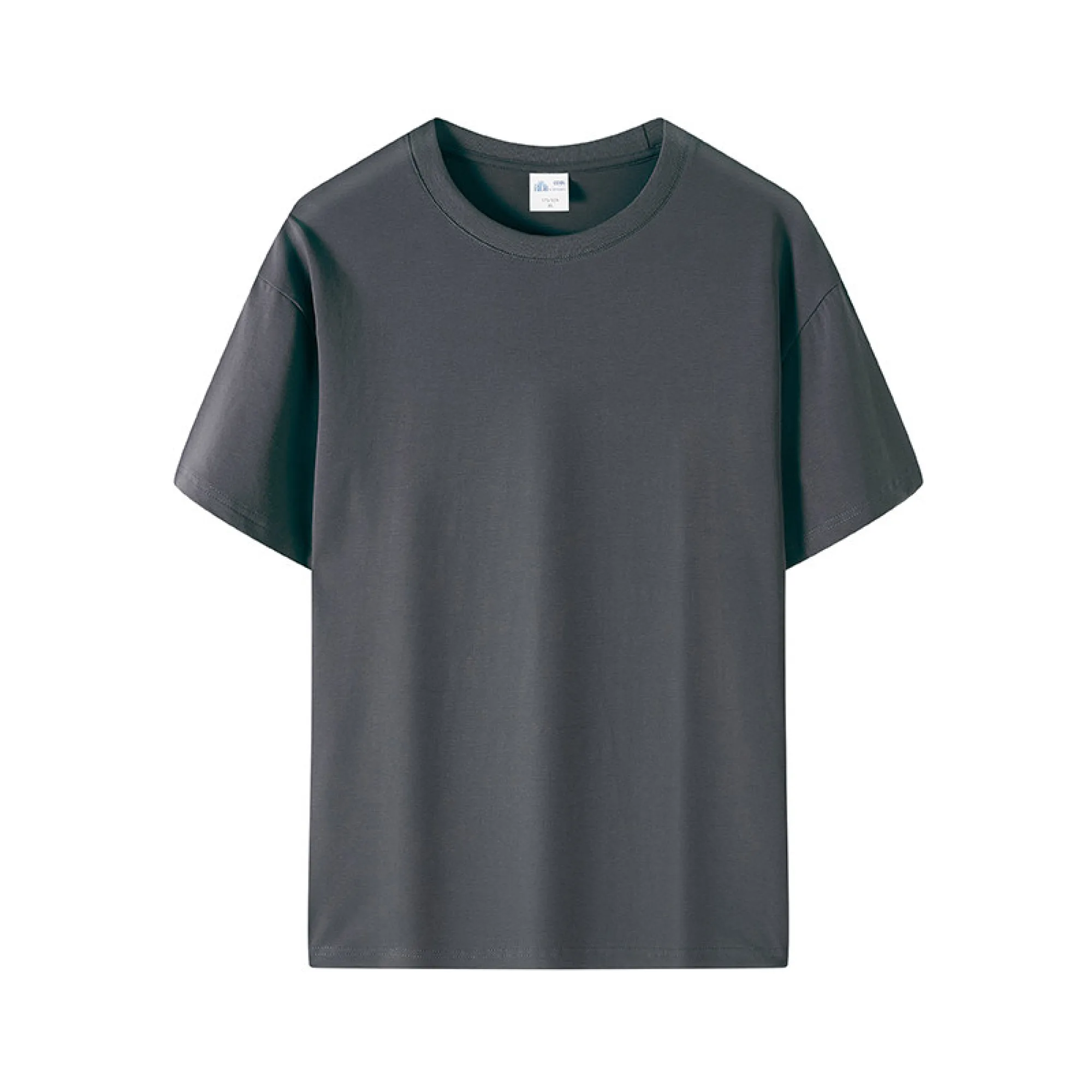 Unisex Short-Sleeve Round Neck Pullover T-Shirt with Multiple Fabric Blends thumbnail 19