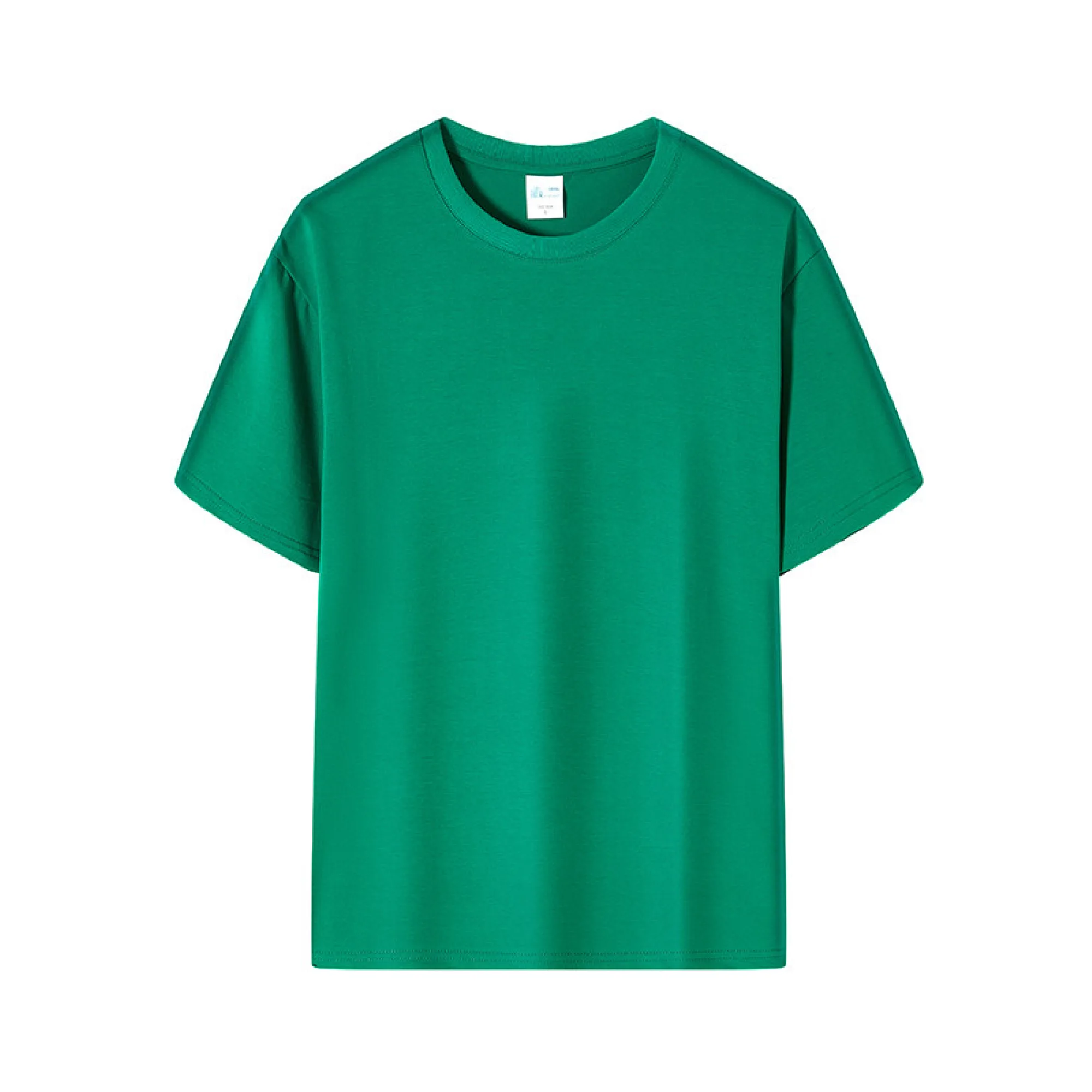 Unisex Short-Sleeve Round Neck Pullover T-Shirt with Multiple Fabric Blends thumbnail 18