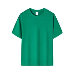 Unisex Short-Sleeve Round Neck Pullover T-Shirt with Multiple Fabric Blends thumbnail 18