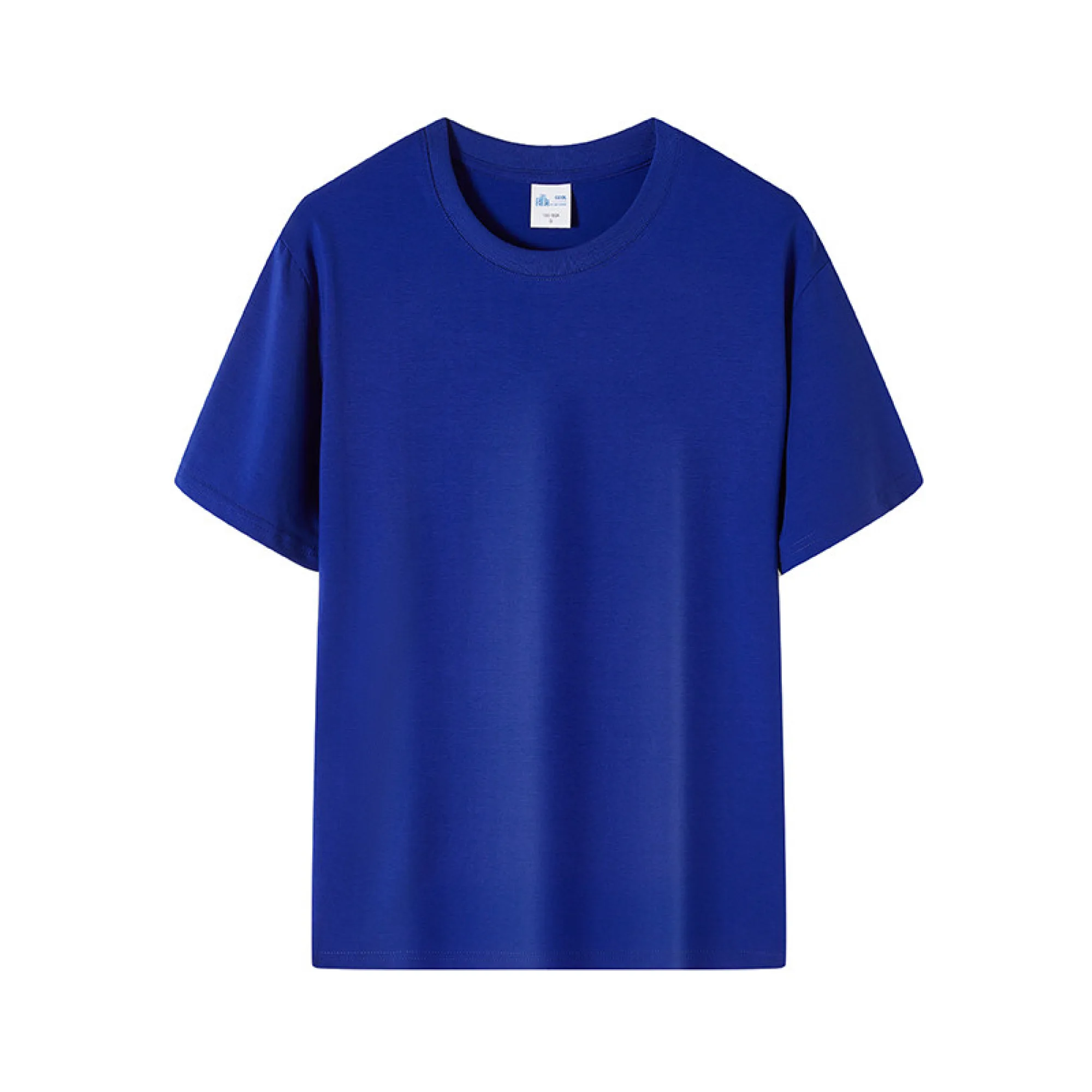 Unisex Short-Sleeve Round Neck Pullover T-Shirt with Multiple Fabric Blends thumbnail 12