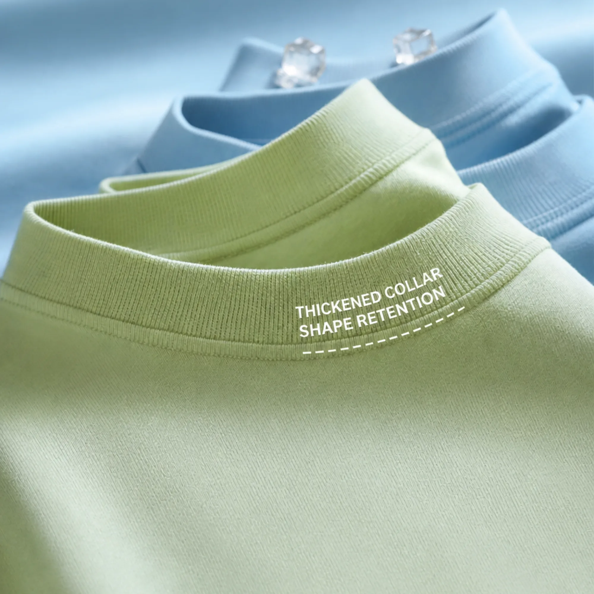 Unisex Short-Sleeve Round Neck Pullover T-Shirt with Multiple Fabric Blends