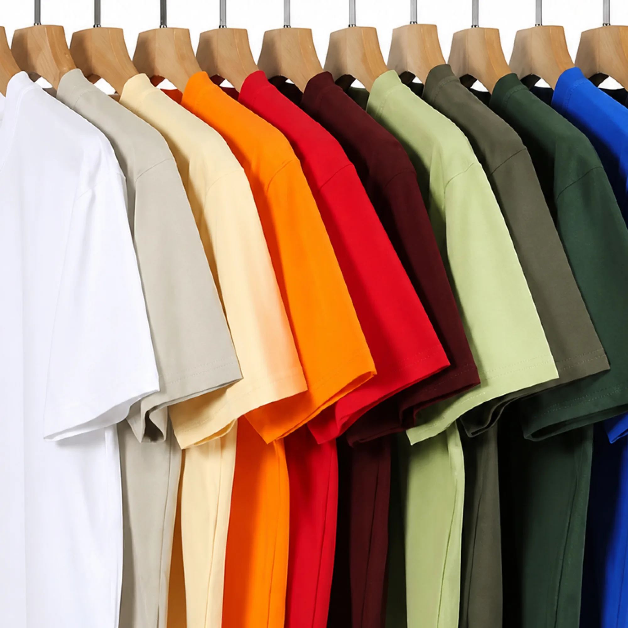 Unisex Short-Sleeve Round Neck Pullover T-Shirt with Multiple Fabric Blends thumbnail 5