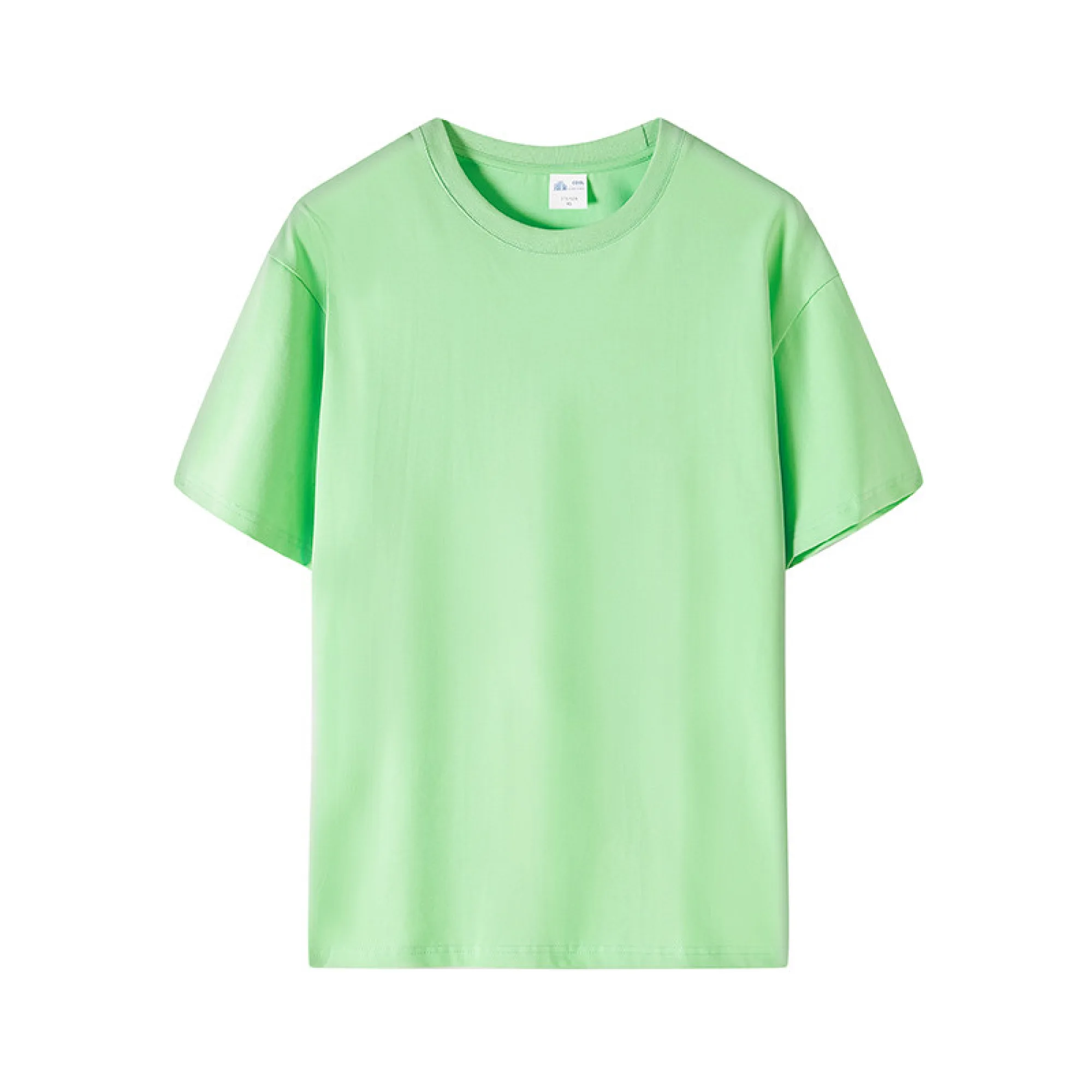 Unisex Short-Sleeve Round Neck Pullover T-Shirt with Multiple Fabric Blends thumbnail 17