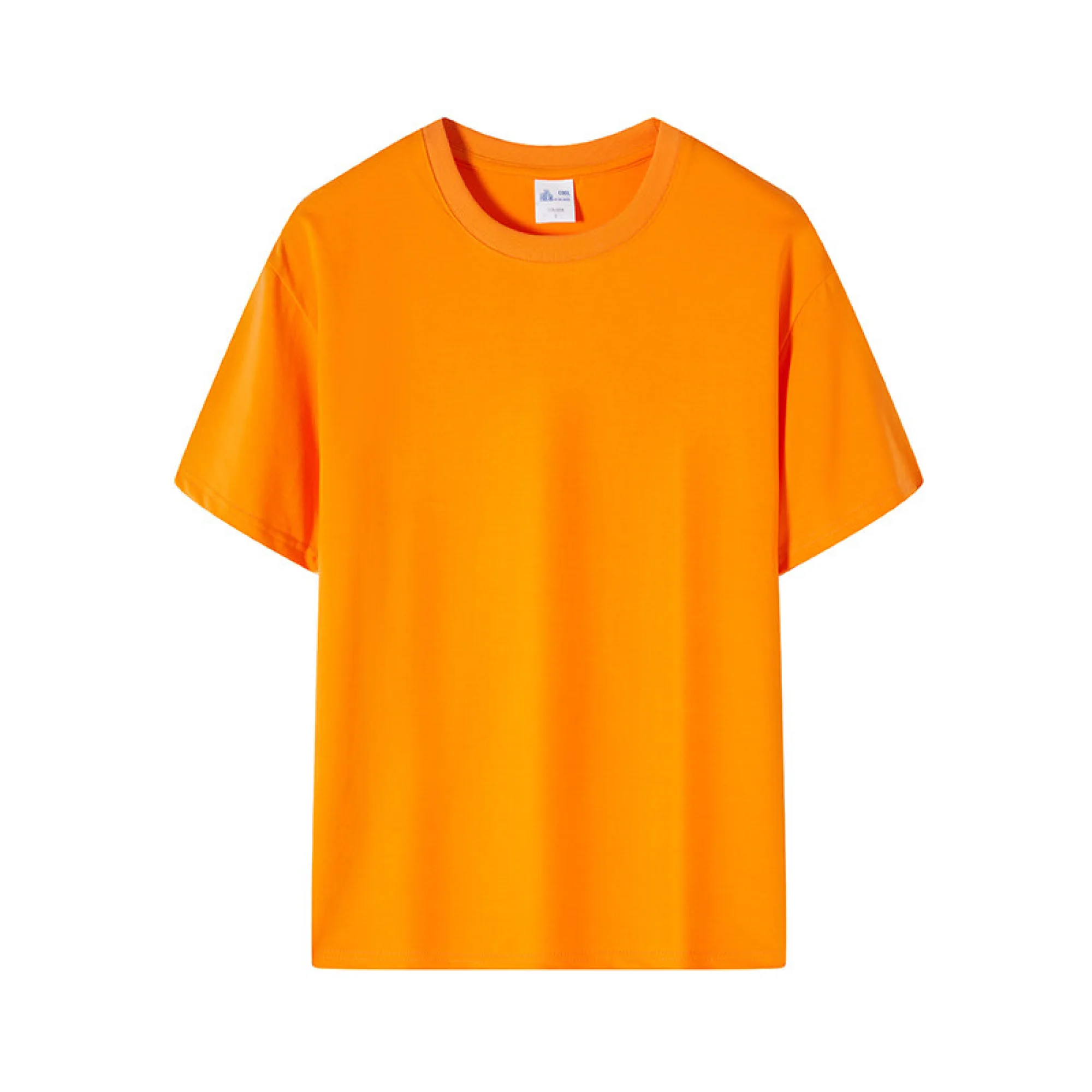 Unisex Short-Sleeve Round Neck Pullover T-Shirt with Multiple Fabric Blends thumbnail 15