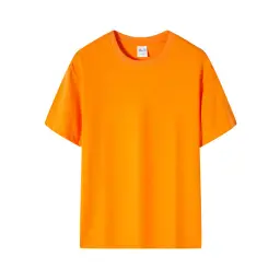 Unisex Short-Sleeve Round Neck Pullover T-Shirt with Multiple Fabric Blends thumbnail 15