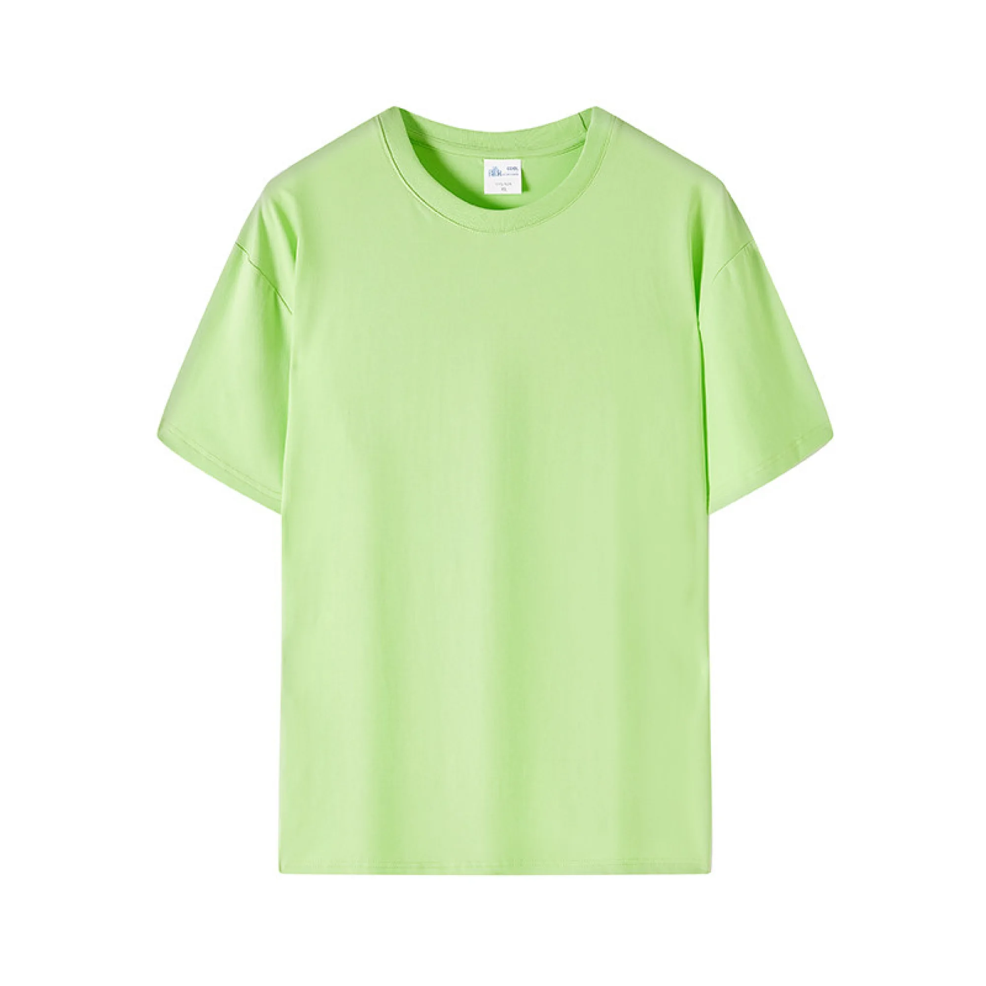 Unisex Short-Sleeve Round Neck Pullover T-Shirt with Multiple Fabric Blends thumbnail 16