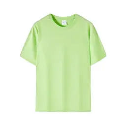 Unisex Short-Sleeve Round Neck Pullover T-Shirt with Multiple Fabric Blends thumbnail 16