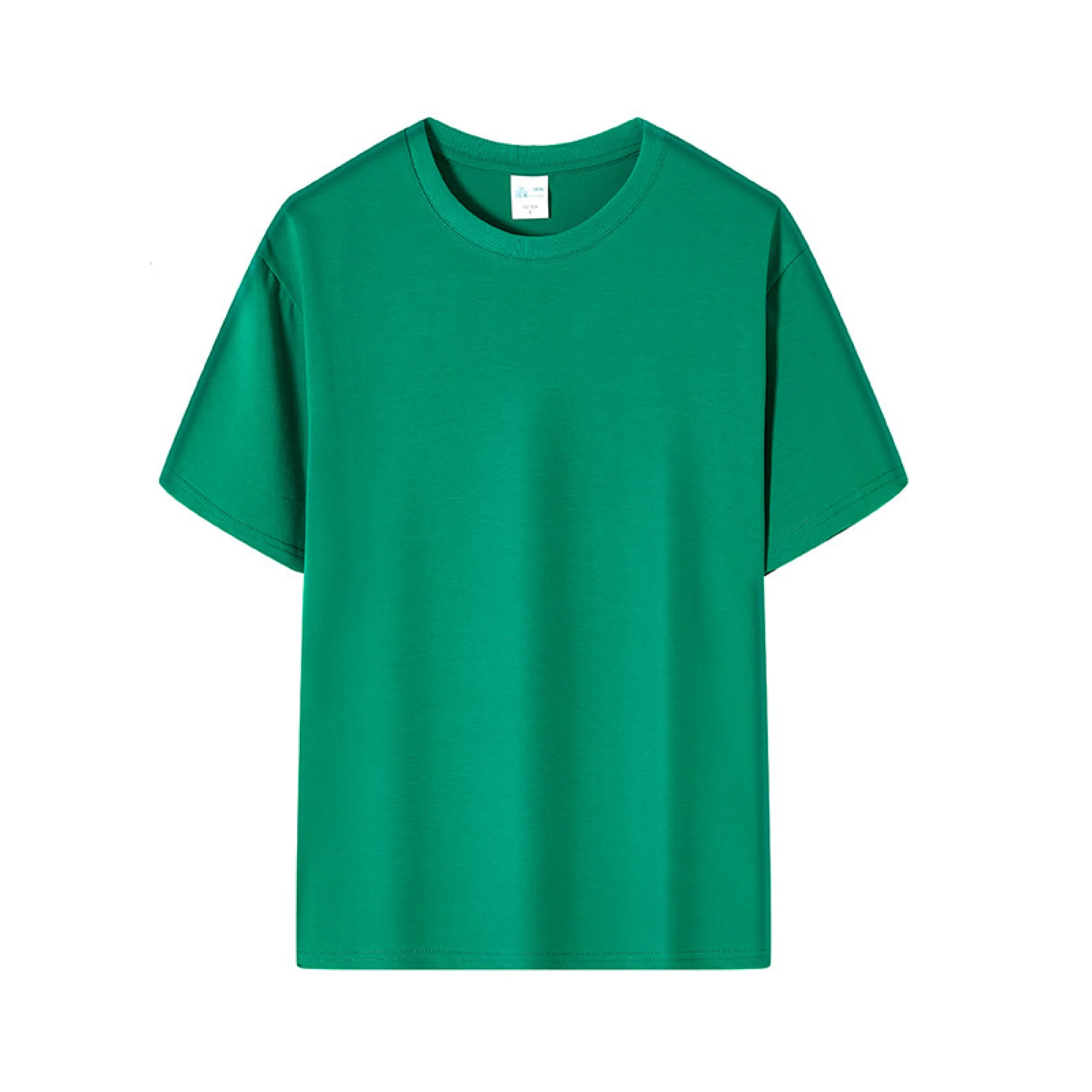 Unisex Short-Sleeve Round Neck Pullover T-Shirt with Multiple Fabric Blends thumbnail 6
