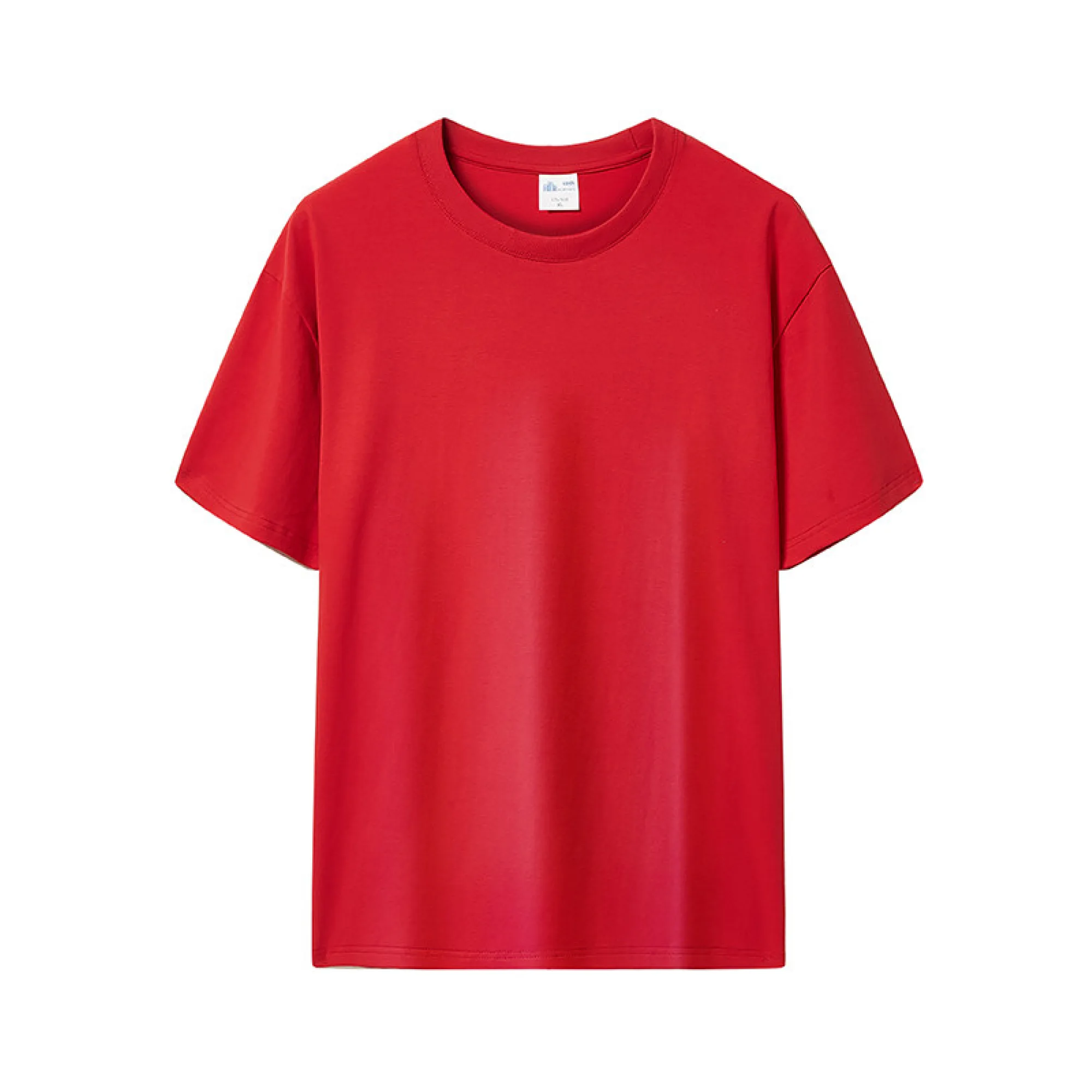Unisex Short-Sleeve Round Neck Pullover T-Shirt with Multiple Fabric Blends thumbnail 13