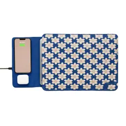 Plush Fabric Laptop Sleeve with 15W Wireless Charging thumbnail 2