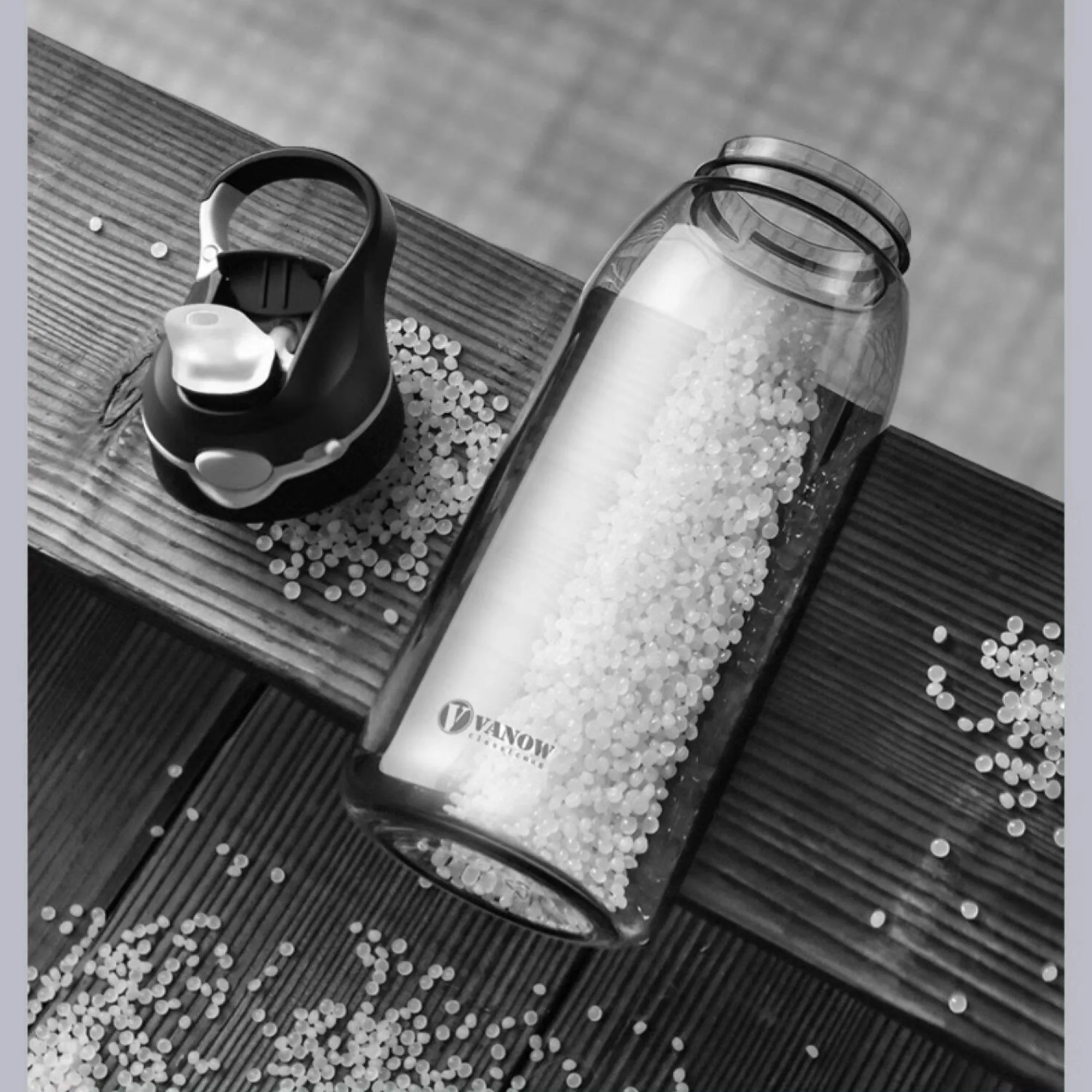 Vanow Sports Water Bottle with Straw thumbnail 3