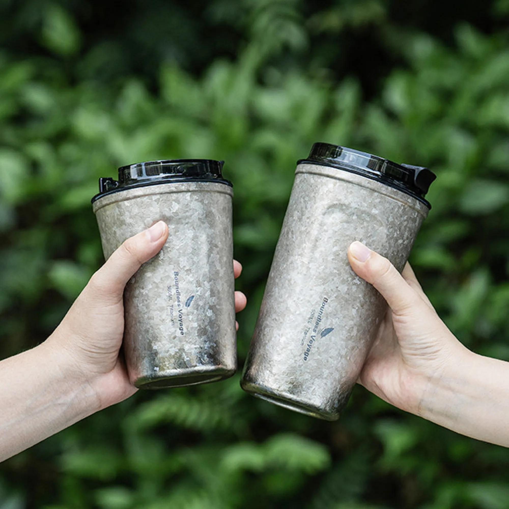 Pure Titanium Insulated Coffee Cup with Lid thumbnail 5