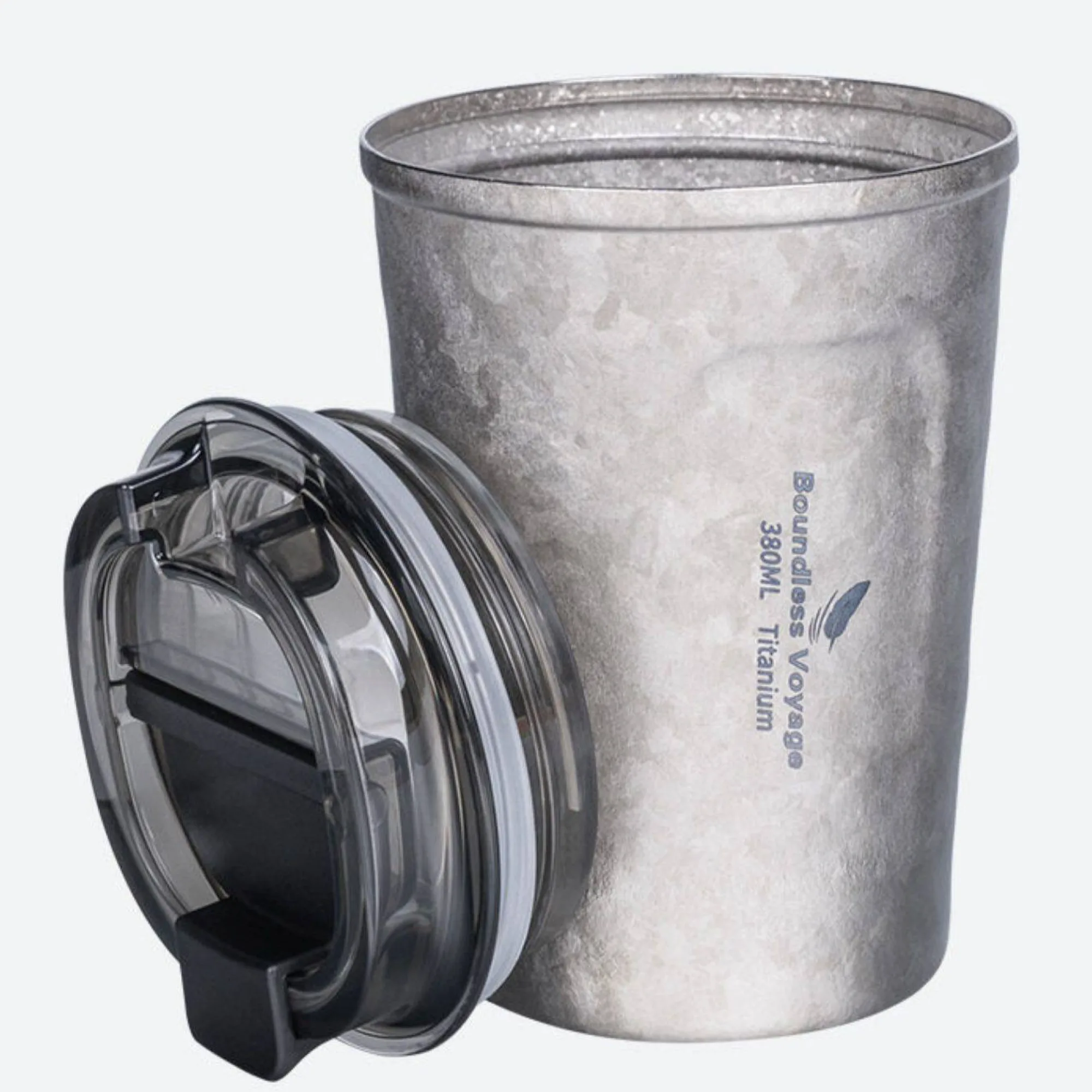 Pure Titanium Insulated Coffee Cup with Lid thumbnail 6