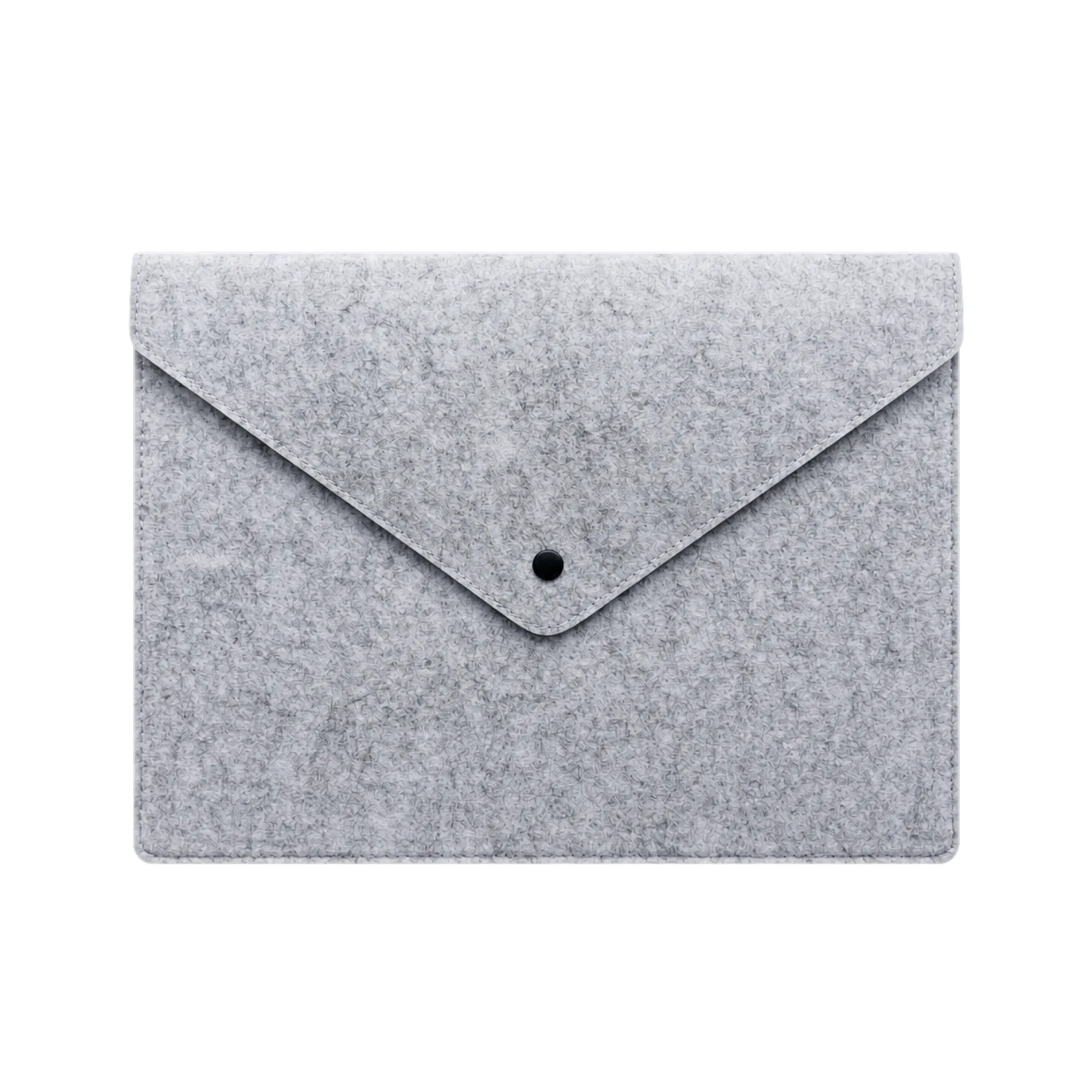 Felt A4 Document Bag with Button Closure