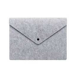 Felt A4 Document Bag with Button Closure thumbnail 1