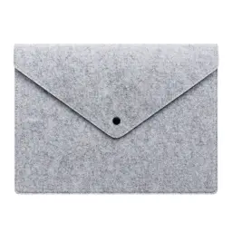 Felt A4 Document Bag with Button Closure thumbnail 5