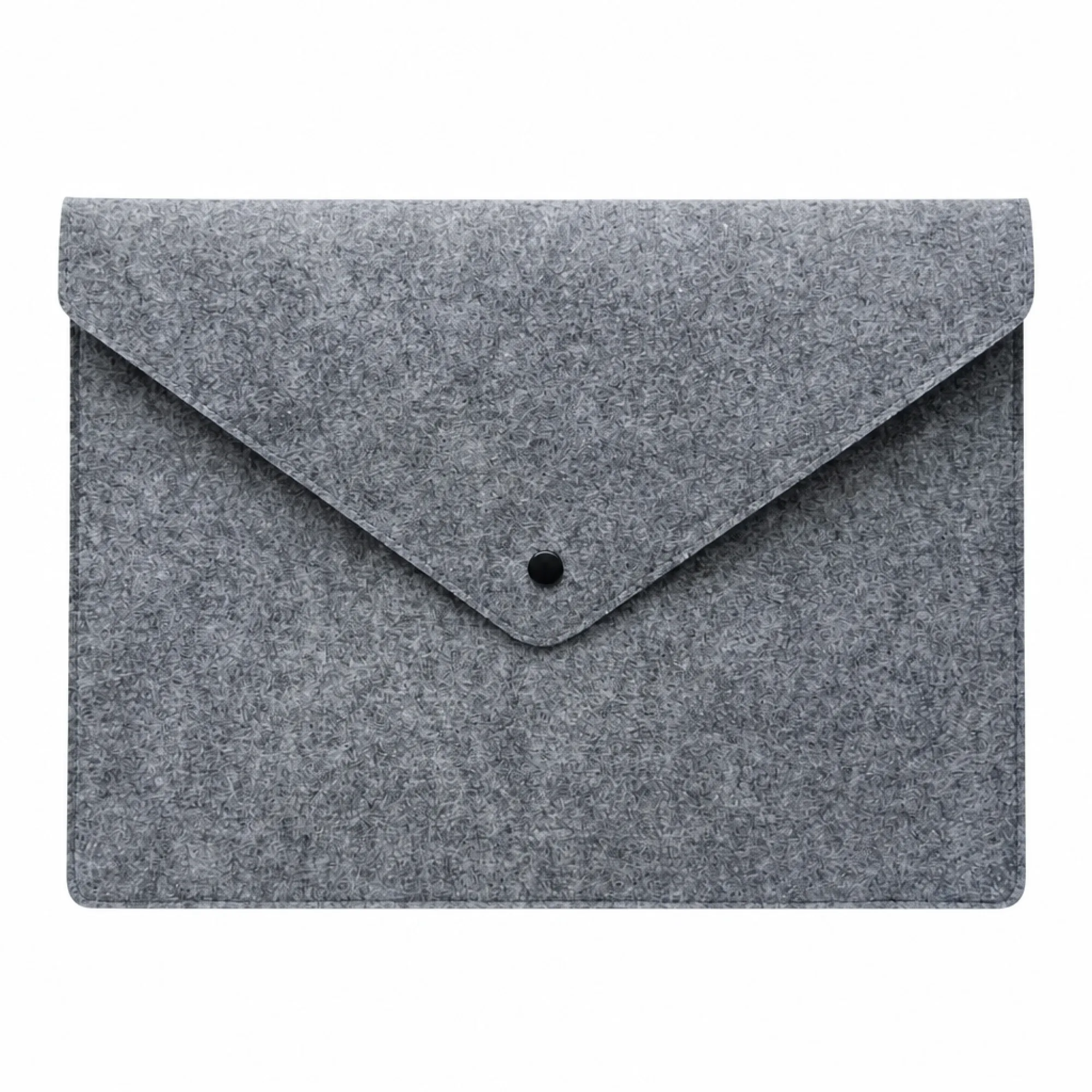 Felt A4 Document Bag with Button Closure thumbnail 6