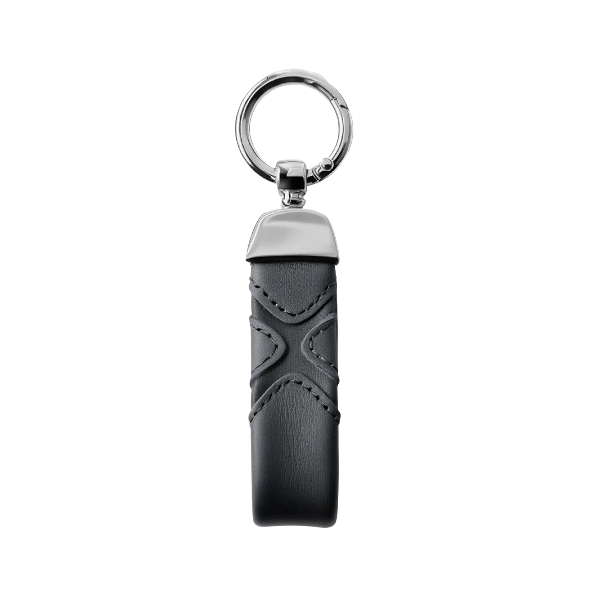 Italian Cowhide Leather Key Chain with Horseshoe Buckle and Key Ring thumbnail 9