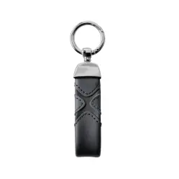 Italian Cowhide Leather Key Chain with Horseshoe Buckle and Key Ring thumbnail 9