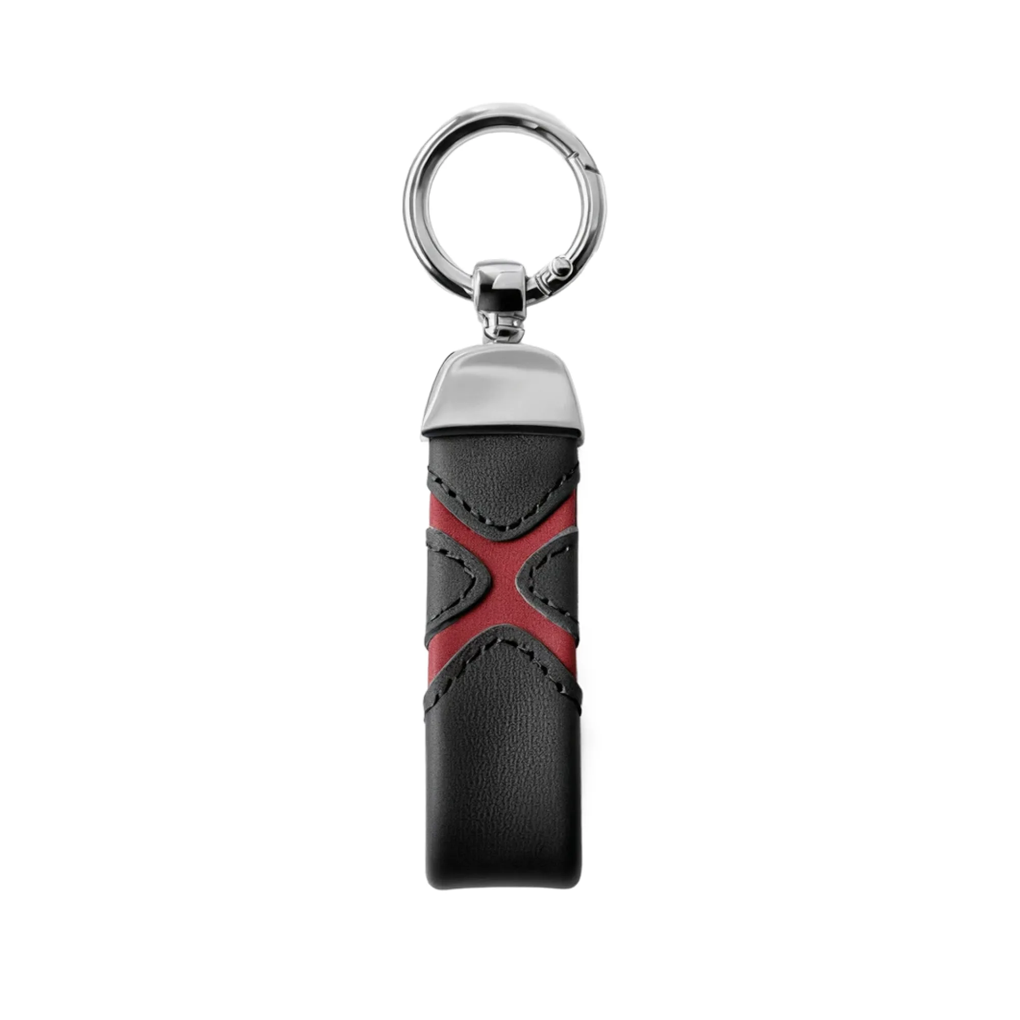 Italian Cowhide Leather Key Chain with Horseshoe Buckle and Key Ring thumbnail 10