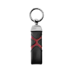 Italian Cowhide Leather Key Chain with Horseshoe Buckle and Key Ring thumbnail 10