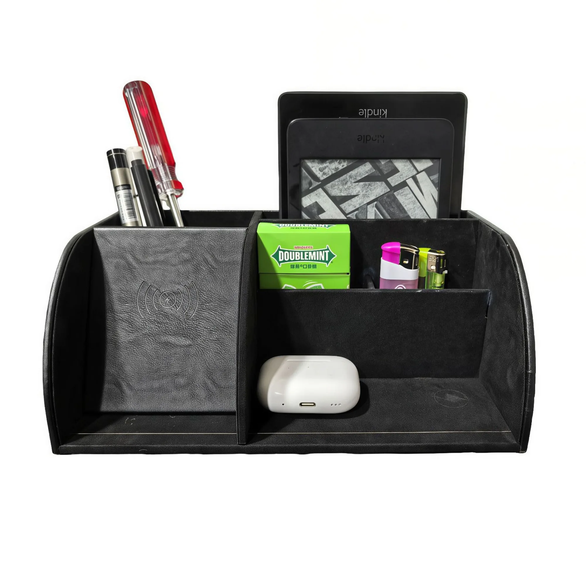 3-in-1 Wireless Charging Storage Box thumbnail 2