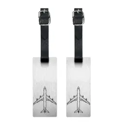 Stainless Steel Luggage Tag with PU Strap thumbnail 8