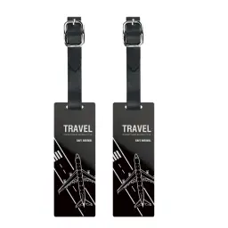 Stainless Steel Luggage Tag with PU Strap thumbnail 7