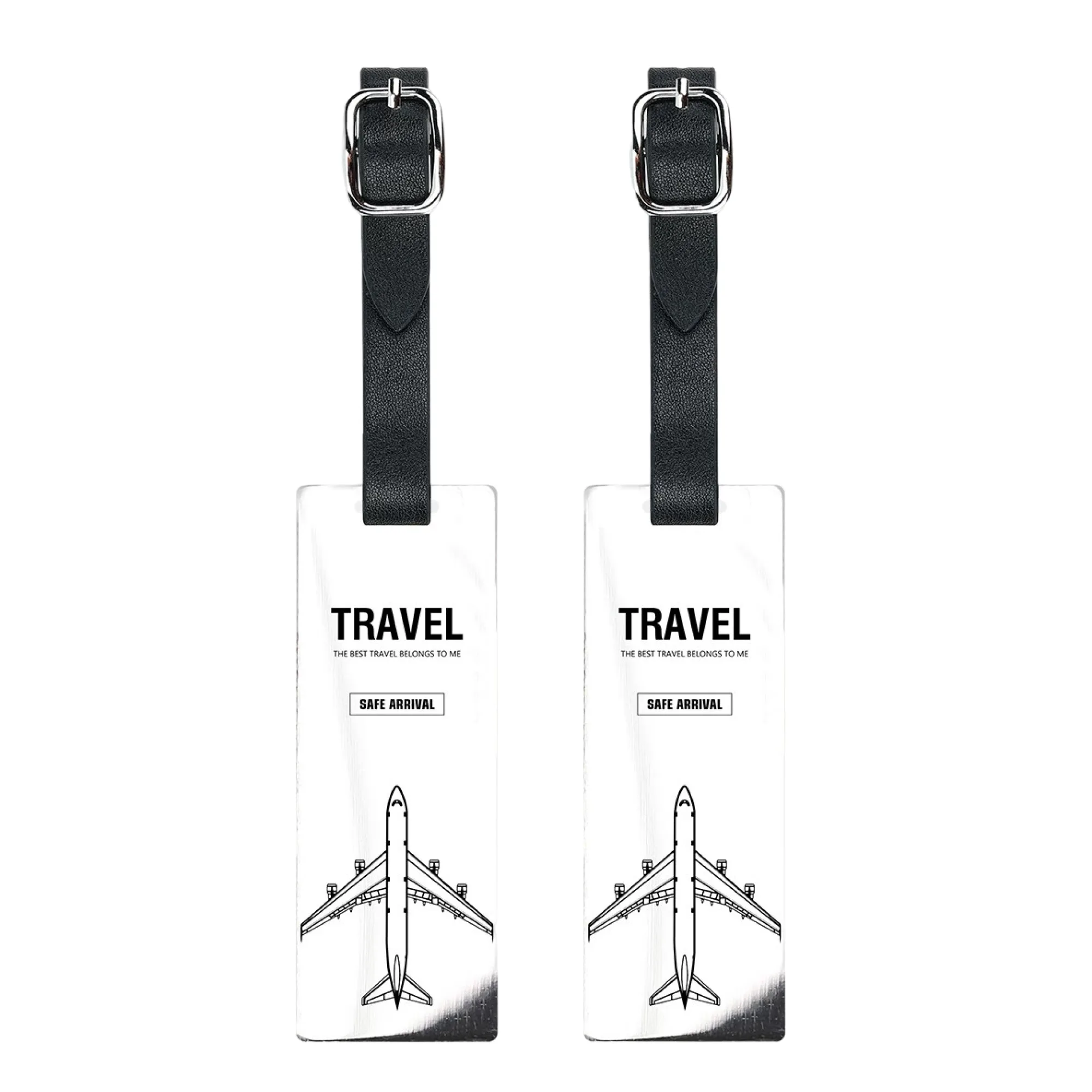 Stainless Steel Luggage Tag with PU Strap thumbnail 6