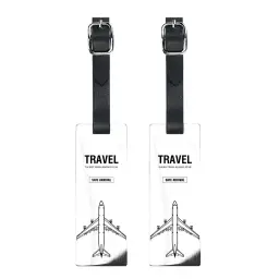 Stainless Steel Luggage Tag with PU Strap thumbnail 6