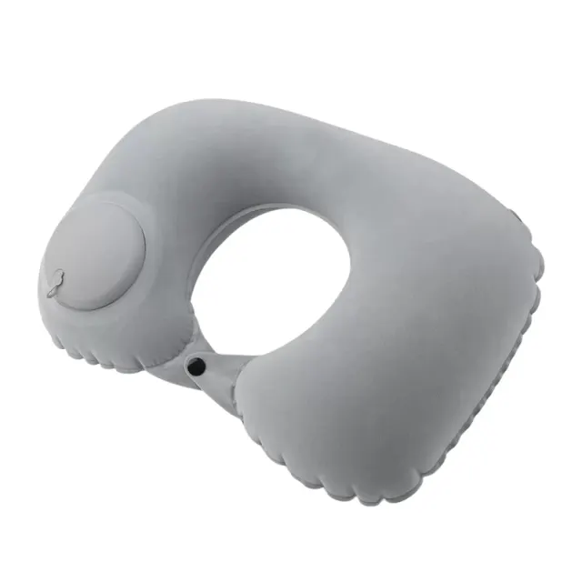 Inflatable U-Shaped Travel Pillow — alternate view 1
