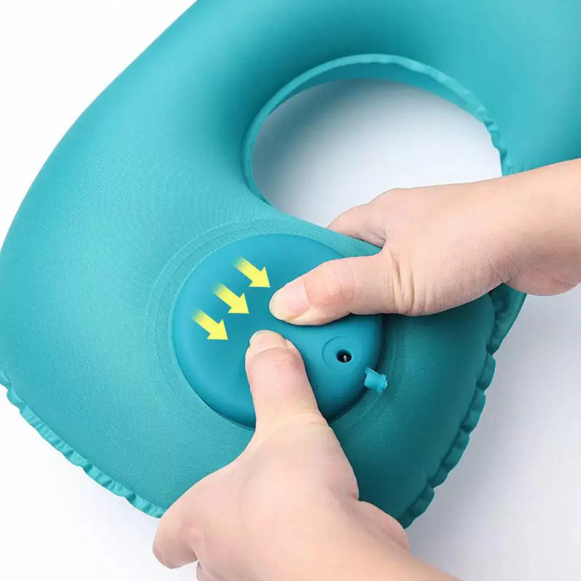 Inflatable U-Shaped Travel Pillow thumbnail 4