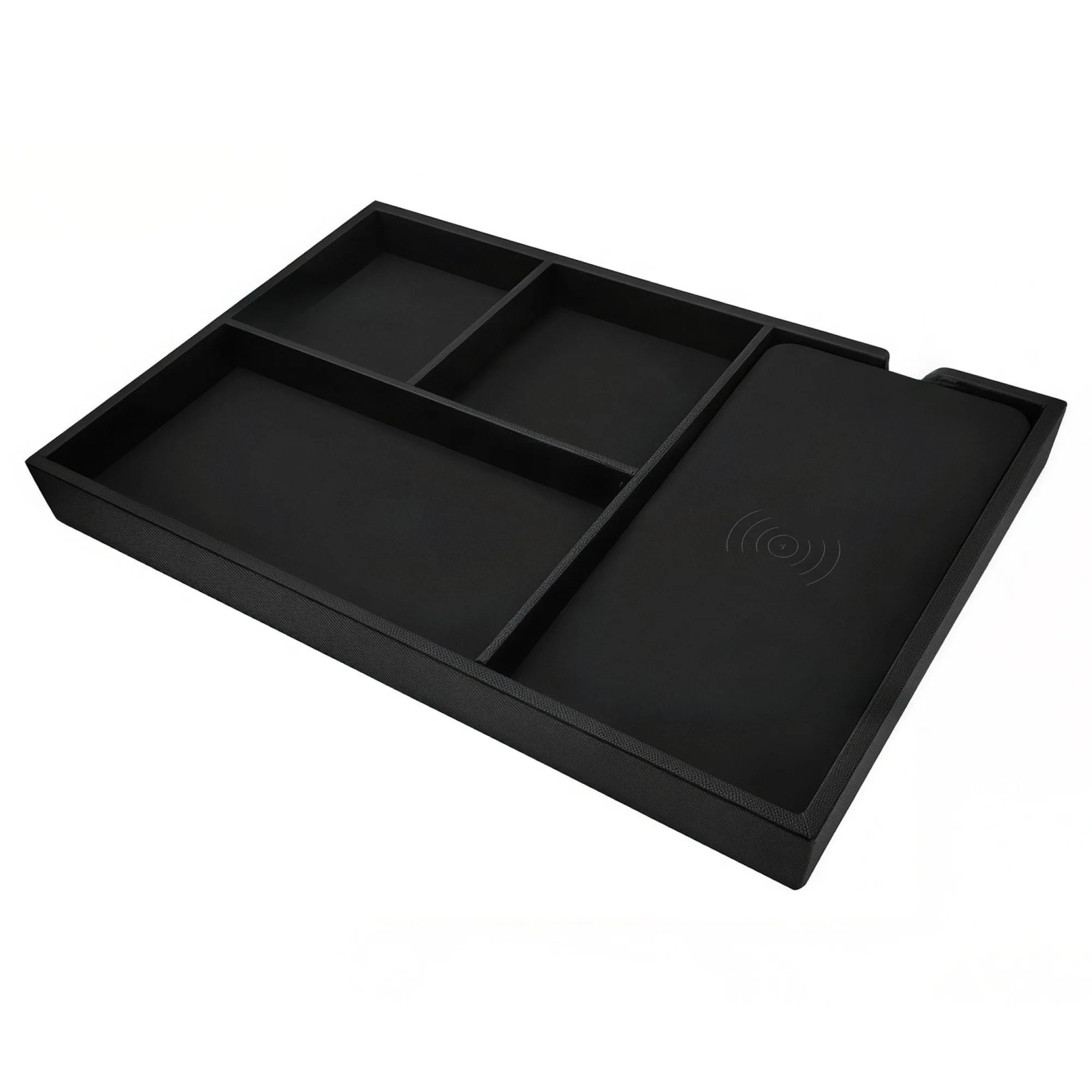 15W Wireless Charging Tray with Storage Organizer — View 1