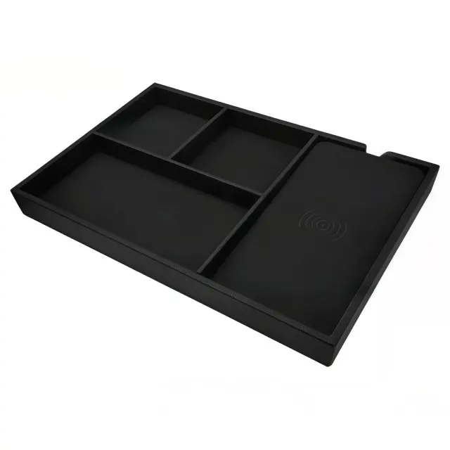 15W Wireless Charging Tray with Storage Organizer