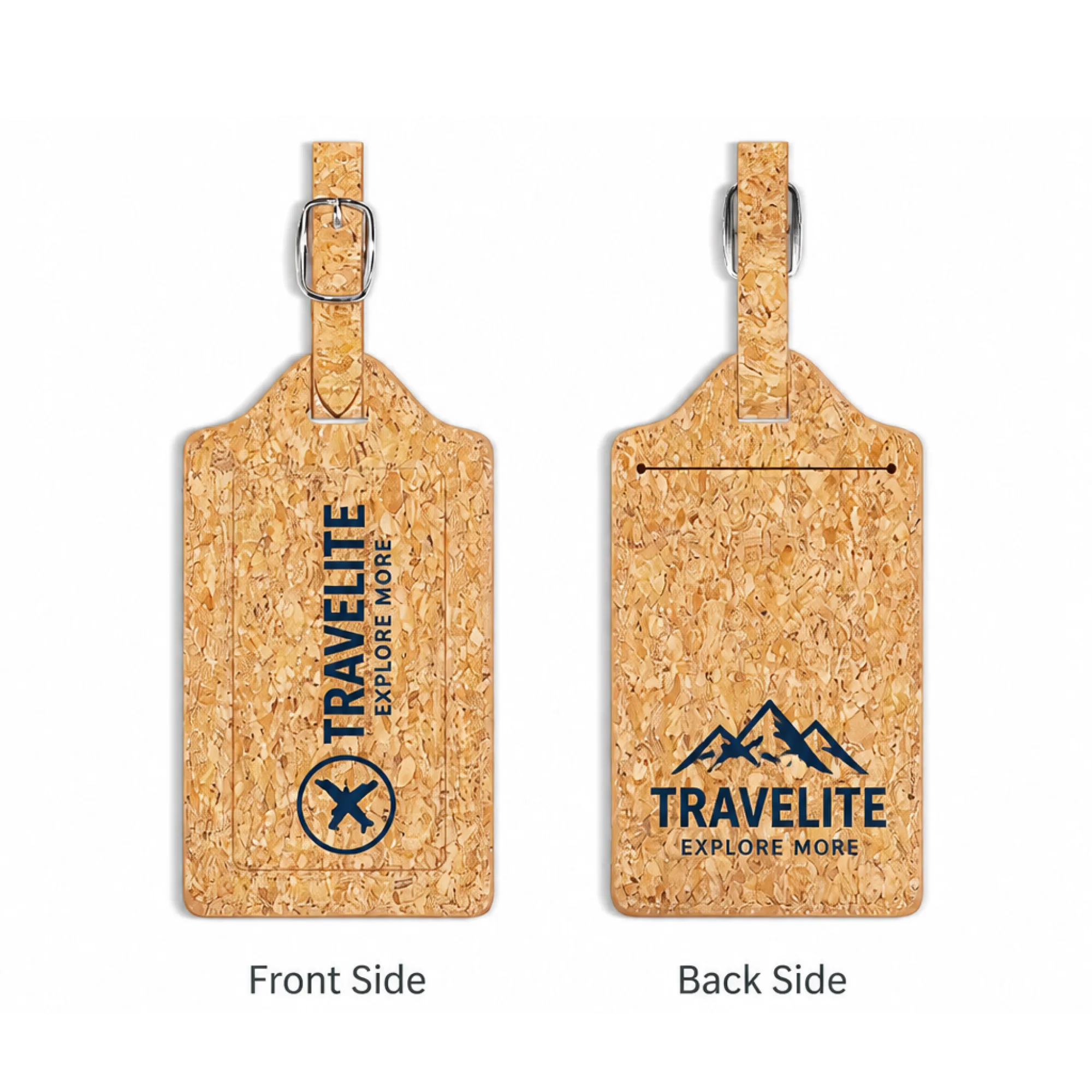 Cork Luggage Tag