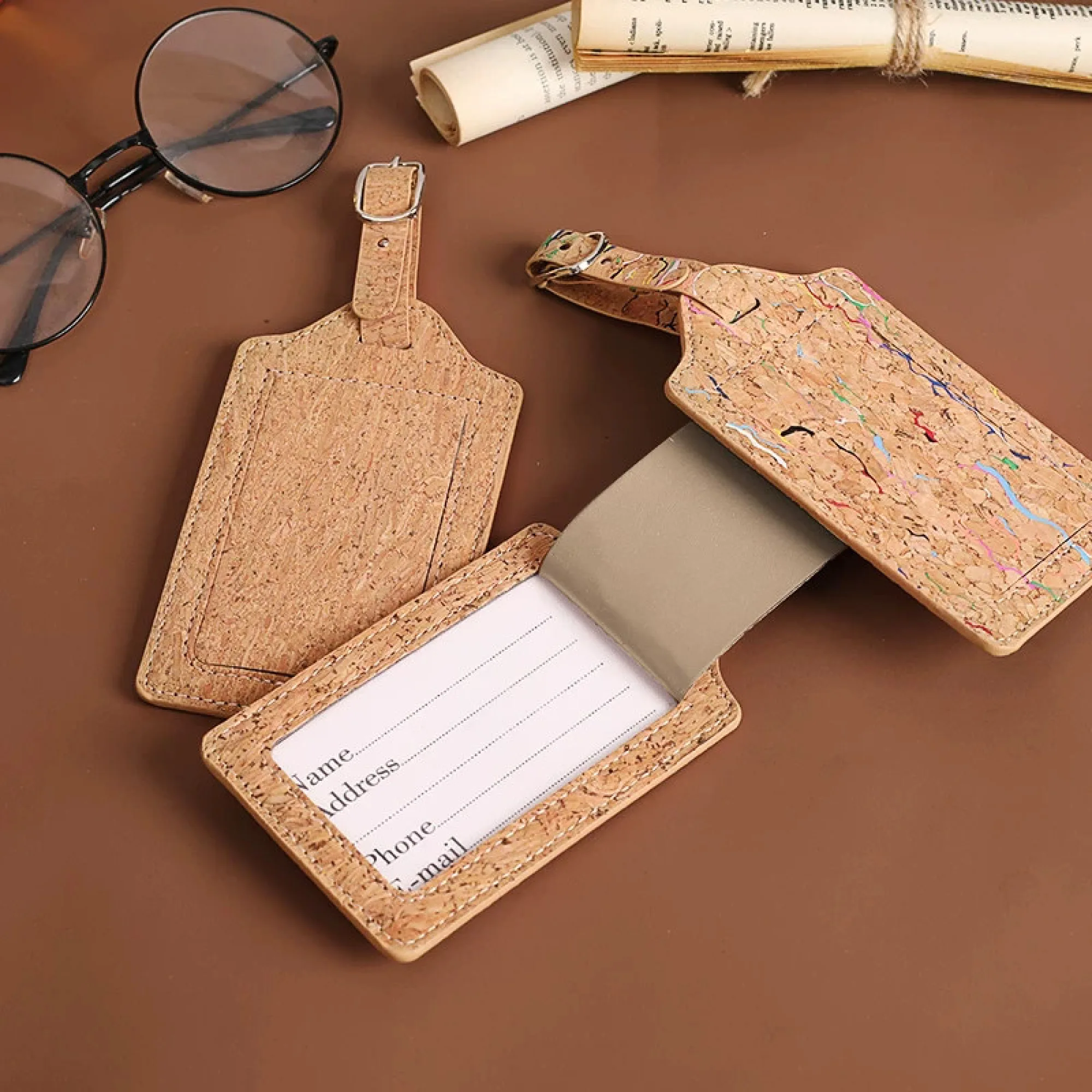 Cork Luggage Tag thumbnail 4