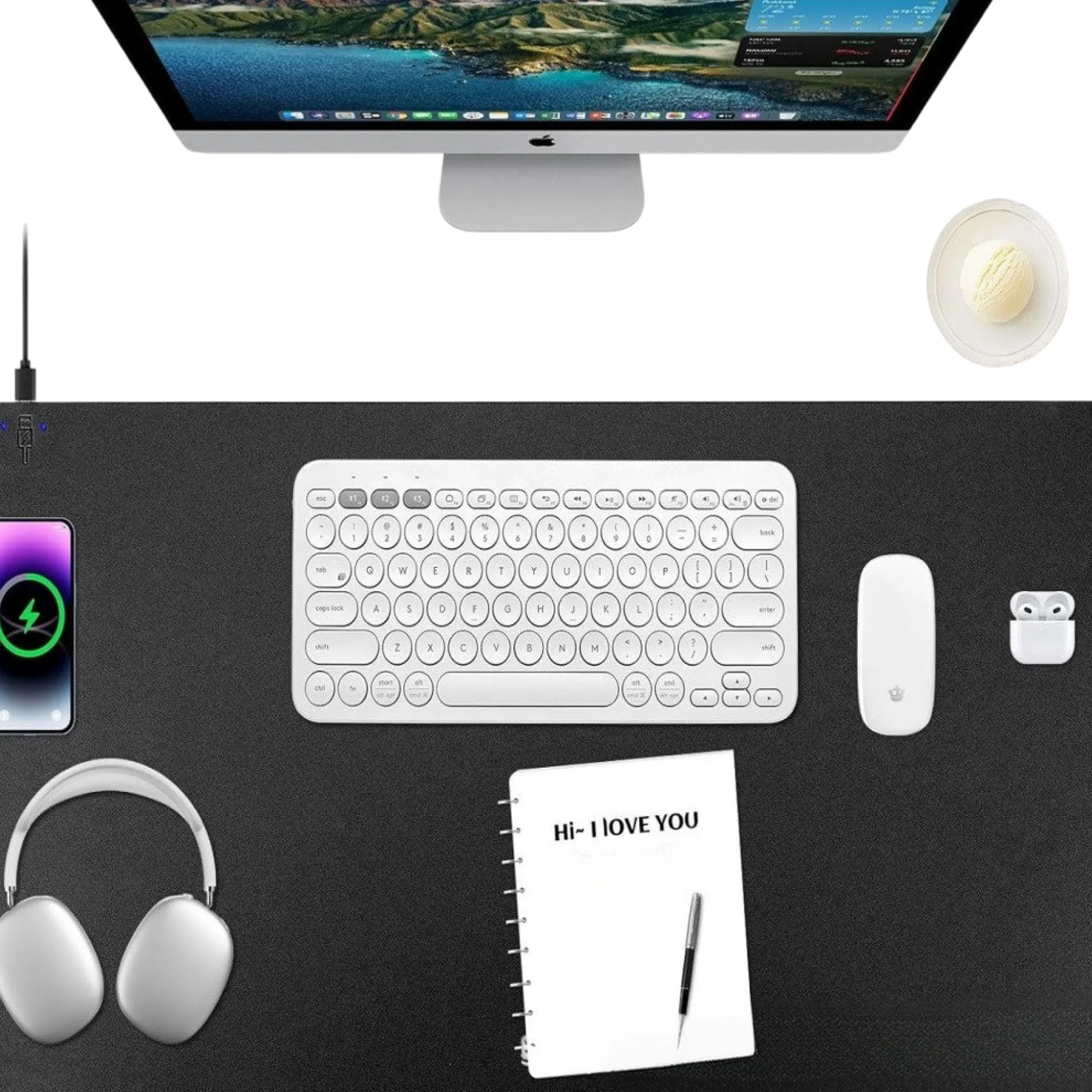15W Wireless Charging Mouse Pad thumbnail 3