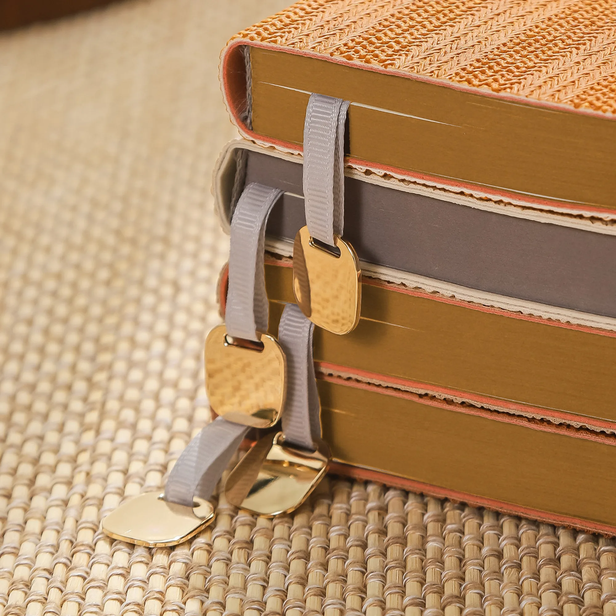 Faux Wood Grain PU Leather Softcover Ruled Notebook A5/B5 thumbnail 2
