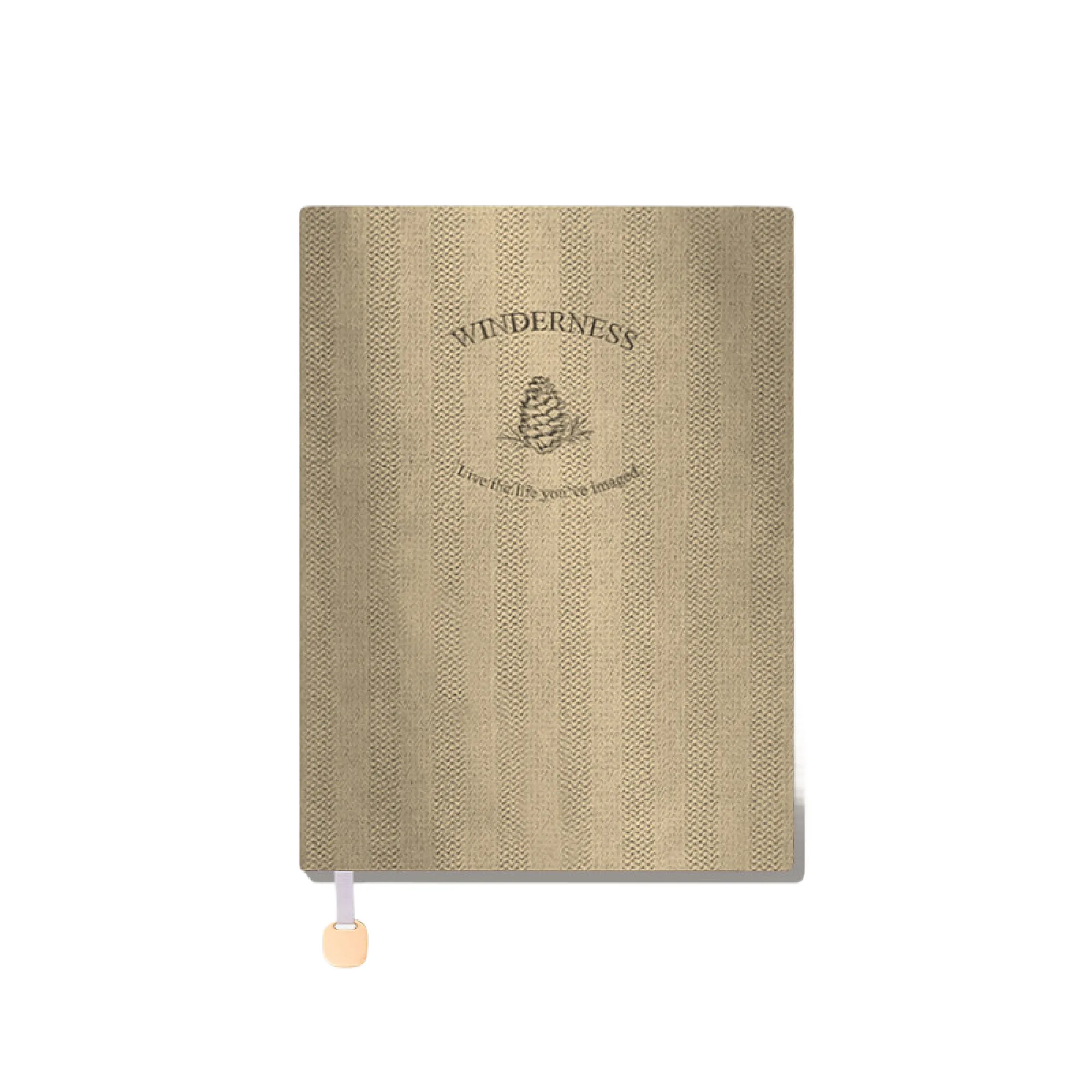 Faux Wood Grain PU Leather Softcover Ruled Notebook A5/B5 thumbnail 8