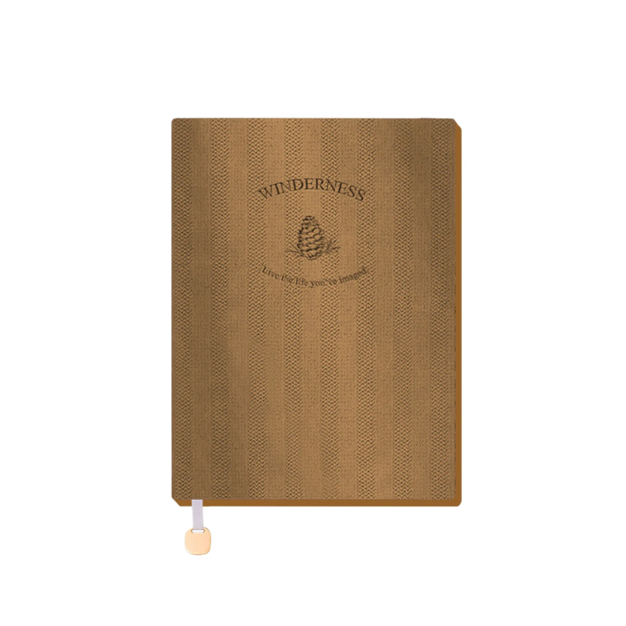 Faux Wood Grain PU Leather Softcover Ruled Notebook A5/B5 thumbnail 6