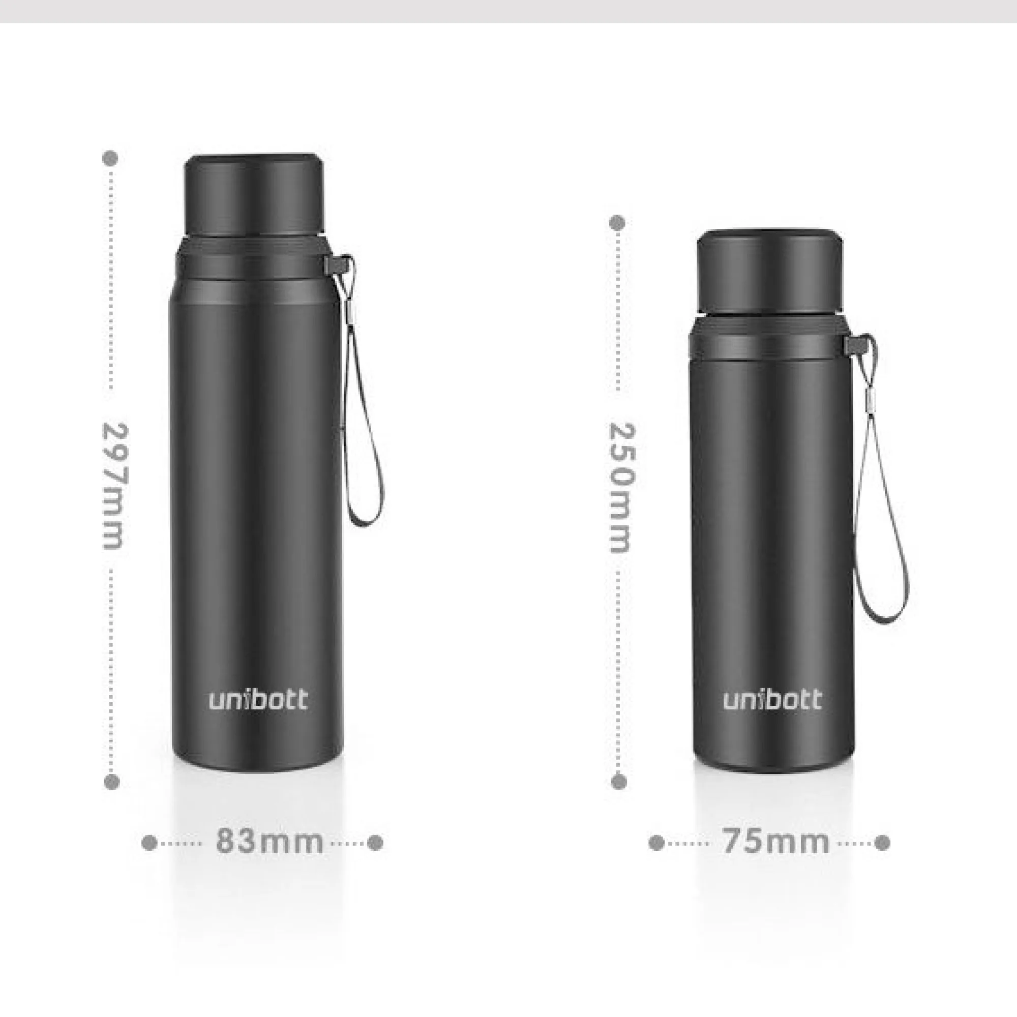 Unibott VCA19A Vacuum Insulated Stainless Steel Thermos with Tea Infuser thumbnail 6