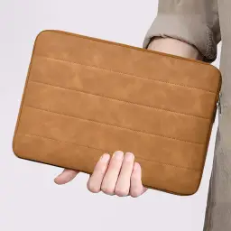 Sheepskin Nubuck Laptop Sleeve for 13.3, 14, and 16-Inch Laptops thumbnail 3