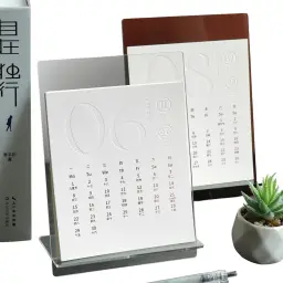 Acrylic Desk Calendar with 12 Monthly Inner Pages thumbnail 2