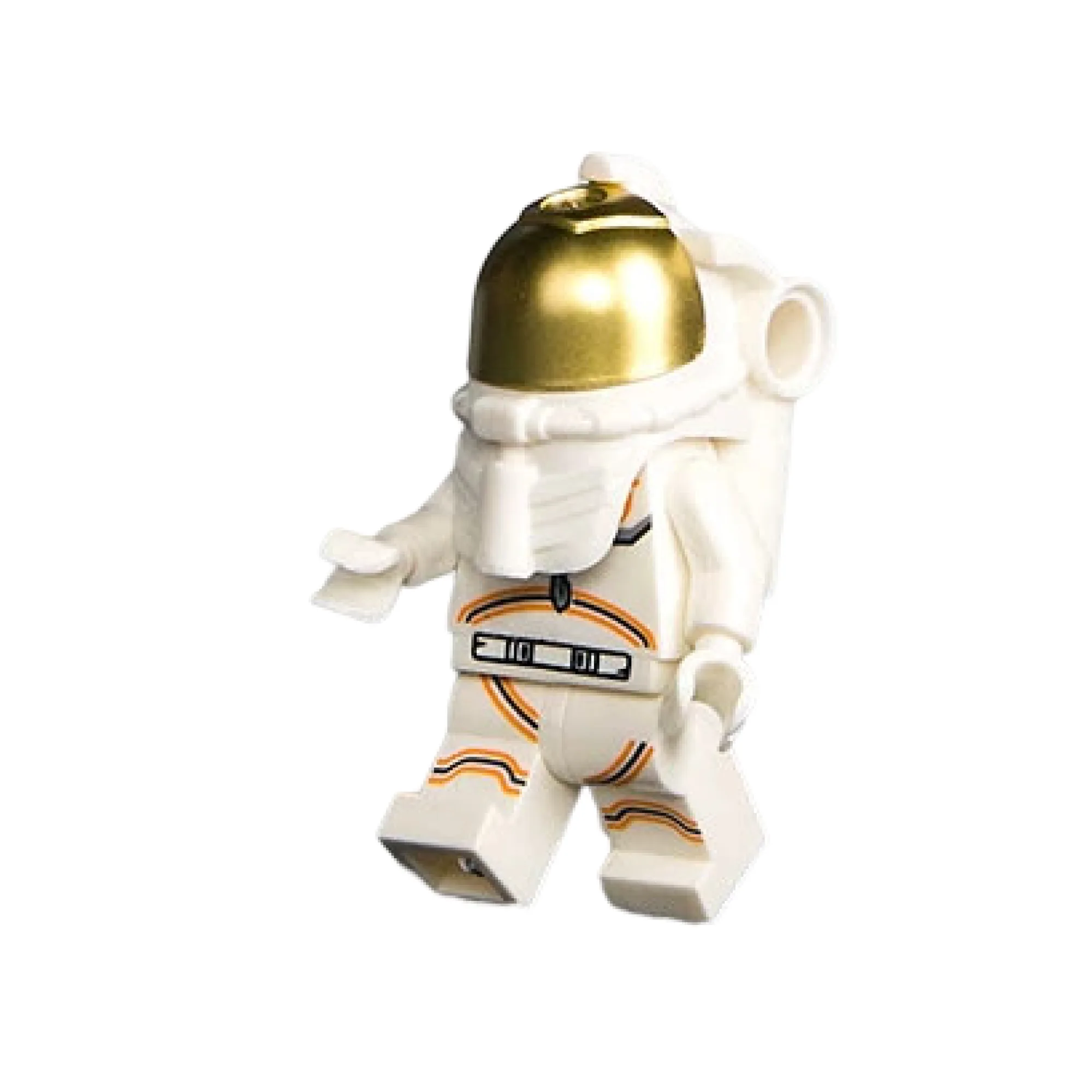 Small Particle Building Block Minifigure Set with Astronaut, Electroplated, and Super Poseable Variants
