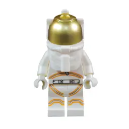 Small Particle Building Block Minifigure Set with Astronaut, Electroplated, and Super Poseable Variants thumbnail 5